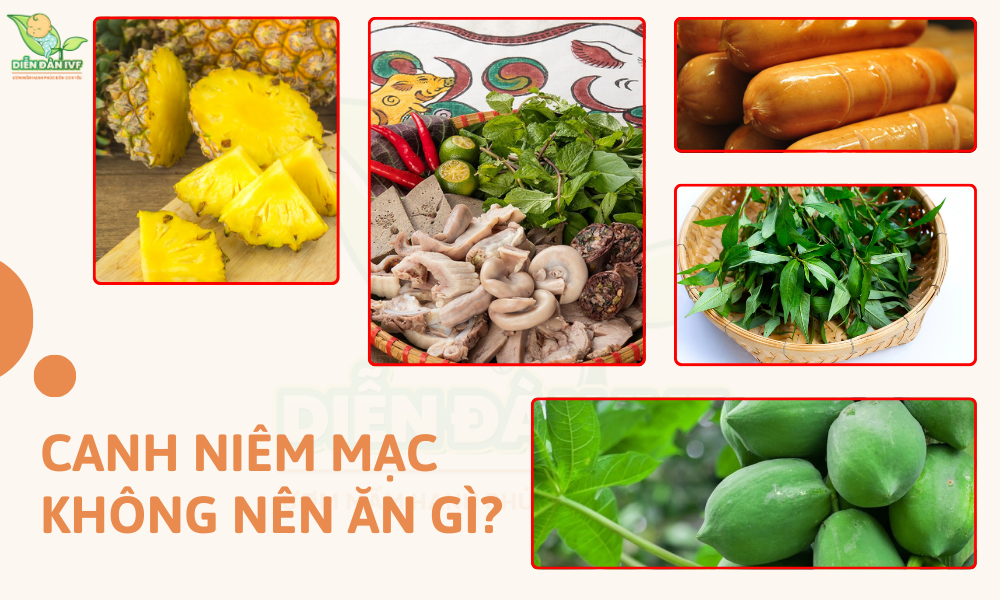 Canh niêm mạc không nên ăn gì?
